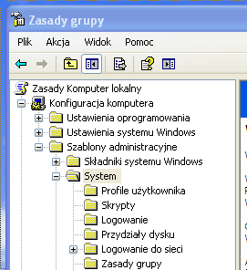 Obsługa gpedit.mcs